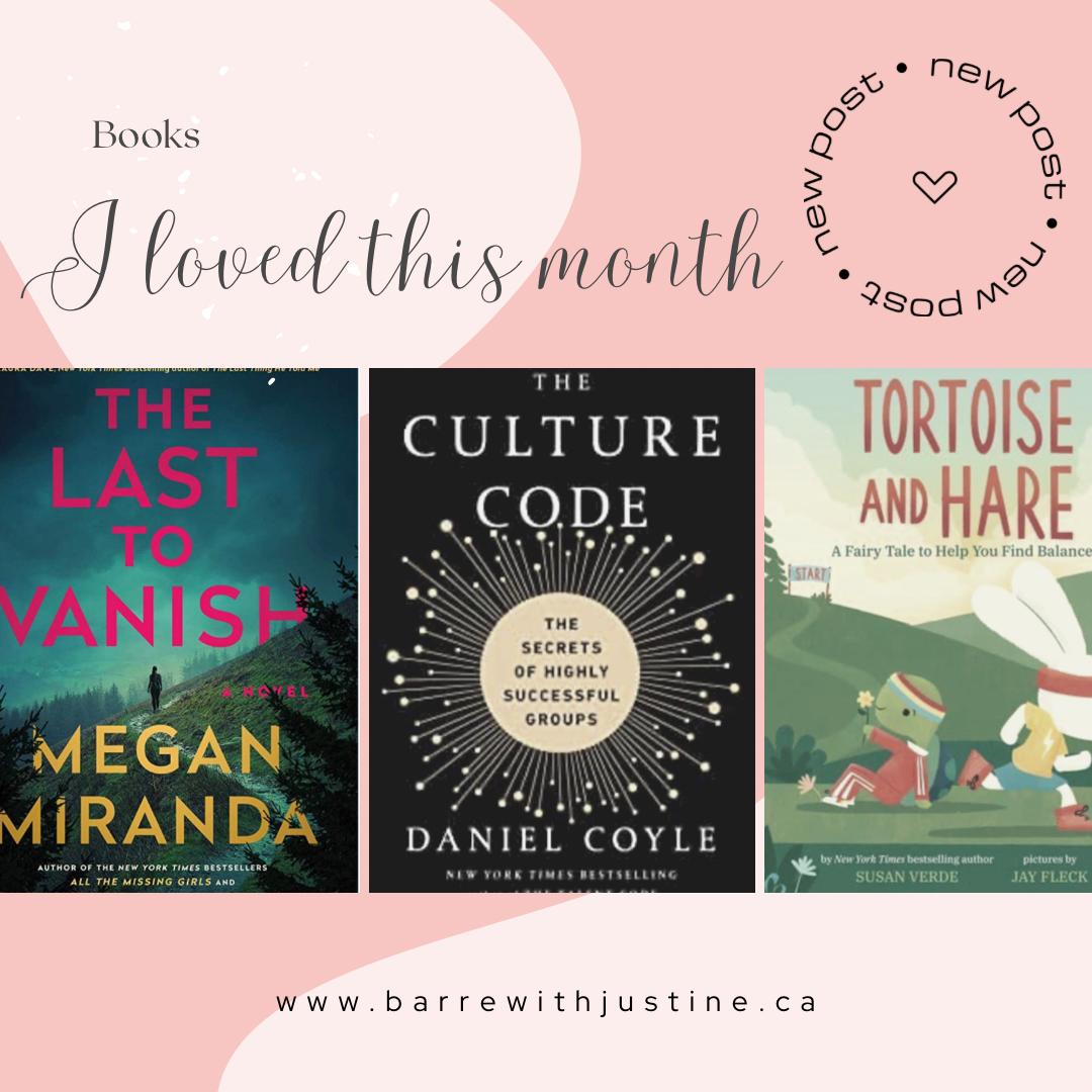 Books I loved this month…