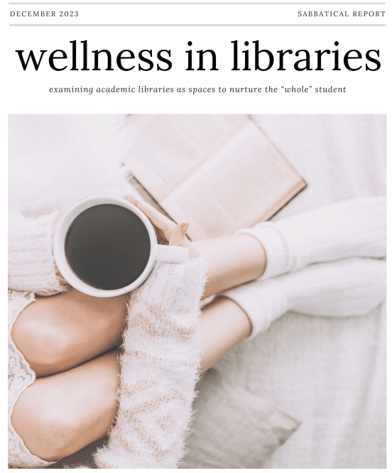 My Sabbatical Report